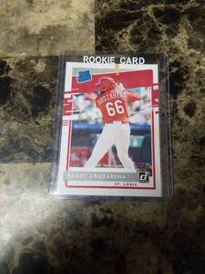 lot 915 image: 2020 Panini Donruss Baseball Randy Arozarena St. Louis Cardinals Rookie Card