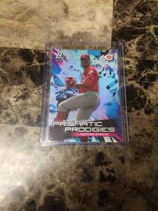 lot 923 image: 2019 Topps Bowman Platinum Hunter Greene Cincinnati Reds Rookie Baseball Card