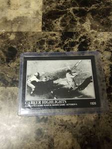 lot 930 image: 1992 Megacards Babe Ruth Collection Baseball Card