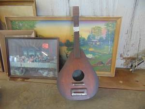 lot 4631 image: Mandolin Body - Hand Made - Decor