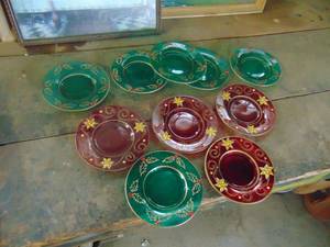 lot 4635 image: 10 - Bejeweled Plates