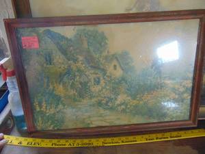 lot 4640 image: Framed Lithograph