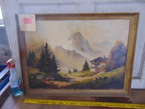 lot 4641 image: Oil on Canvas - Signed - BrandlBrandt  1940s Germany is what note says