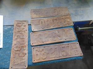 lot 4650 image: Selection of License Tags