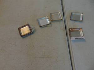 lot 4671 image: Silver Plate Allison Hotel Butter Pats