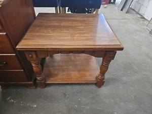 lot 20875 image: Vintage Wooden Side Table