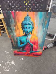lot 20896 image: Buddha Canvas Art