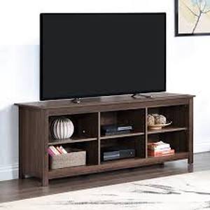 lot 20670 image: Mainstays adjustable shelf TV stand