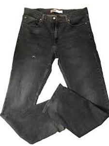 lot 20938 image: Levi Strauss and Co Black Denim Jeans - 34x34
