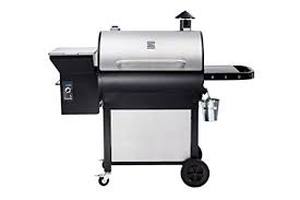 lot 20943 image: Kenmore stainless steel barrel-style wood pellet grill