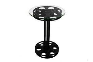 lot 20948 image: vintage movie reel side table