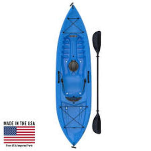 lot 20997 image: Lifetime Tamarack 100 Sit-On-Top Kayak in Dragonfly Blue