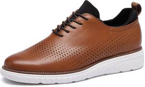 DECARSDZ Men's Fashion Casual Dress Shoe Wingtip Oxfords Shoes SIZE 9 1/2