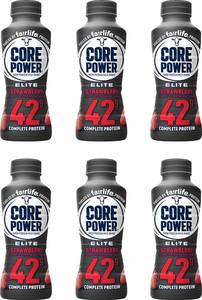 lot 7352 image: Fairlife Core Power Protein Shake, Natural Flavor Ready to Drink Protein Shake, The best Strawberry Protein Shakes, 14 fl oz , 42gm (Strawberry flavor, Pack of 6 Bottles) protein, beverages, fairlife protein strawberries