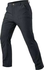 lot 7433 image: MAGCOMSEN Mens Hiking Pants Lightweight Quick Dry 7 Pockets Travel Pants for Men Water Resistant Ripstop Work Fishing Size 2XL