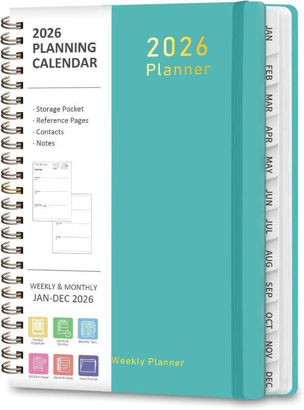 lot 4381 image: Planner 2026-2027, Weekly and Monthly Academic Year Calendar Planner, July 2026 - June 2027, Daily Agenda Book for Office School Supplies, Letter Size(8.5 x 11)