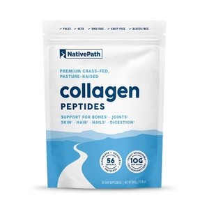 lot 7703 image: NativePath Collagen Peptides Powder, 450 g, 15.9 oz, 45 Servings