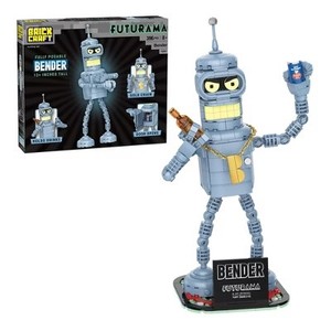 lot 7808 image: Brickcraft Futurama Bender 396-Piece Building Set - Incomplete