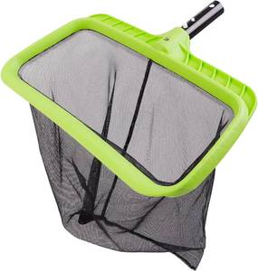 lot 7970 image: BoxedHome Pool Skimmer Net, Durable Fine Nylon Mesh Swimming Deep Rake, Reinforced Frame Pool Nets for Cleaning Leaves, Debris with Easy Scoop Edges