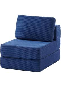 lot 20770 image: FILUXE Modular Sectional Sofa, Modern Modular Sofa Couch with Deep Seat��Comfy Cloud Couch, Sectional Couches for Living Room, Bedroom and Apartment��1-Seater��Black not blue as pictured  - Retail $139