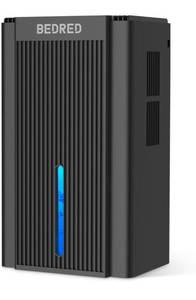 lot 20782 image: Dehumidifier, 95OZ Dehumidifier for Home 1000 Sq.Ft - Quiet with Auto Shut Off & Relaxing 7 Color Ambient Light,Ideal for Livingroom, Bedroom, Basement(Black) - Retail $79