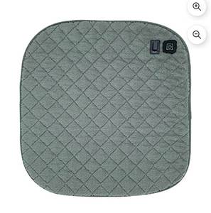 lot 20836 image: Heated Seat Cushion,USB Charging Heated Seat Cushion,Non-Slip Sciatica & Back Coccyx Cushion,for Home Office Car Electric Heating Buttocks Cushion - Retail $0