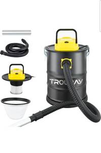 lot 20862 image: Ash Vacuum Cleaner,2.6 Gallon Heat-Resistant Lightweight Canister Vac Cleaners with 800W Powerful Suction and Blowing for Home - Retail $64