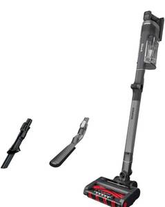 lot 20864 image: Shark UZ865H Stratos Cordless Vacuum with Clean Sense IQ, DuoClean PowerFins HairPro, Includes Duster Crevice Tool & Anti-Allergen Brush, Up to 50 Minute Runtime, Gray (Renewed) - Retail $159