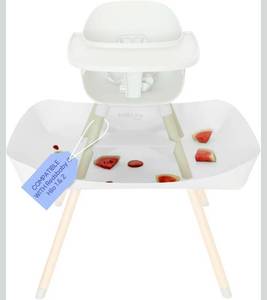 lot 20894 image: CATCHY - Food Catcher - Compatible with Lalo The Chair High Chair  12 Other High Chairs - Highchair Sold Separately - Baby & Toddler Food & Mess Catcher - Under High Chair Accessory - Retail $59
