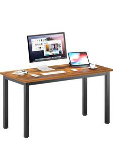 lot 20900 image: DlandHome 47inches Computer Desk Home Office Table Writing Desk Study Table Gaming Desk Worstation, Retro - Retail $97