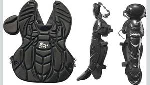 lot 20981 image: Jadekylin 16 Baseball & Softball Catcher Gear Ages 15 & Older - Retail $128