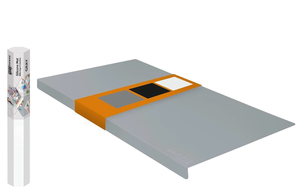 lot 21070 image: Extra Large Silicone Mat for Countertop with Edge Protection �� Kitchen Counter Mat �� Multipurpose Heat Resistant Silicone Mat �� No Folds or Wrinkles �� 1.5mm Thick, 36x24, Gray - Retail $34