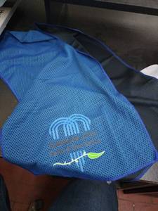 lot 52863 image: blue microfiber cooling towel