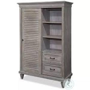 lot 52919 image: Magnussen Home Furniture Lancaster Gentlemans Chest in a Dovetail Grey finish - Retail - $2,532