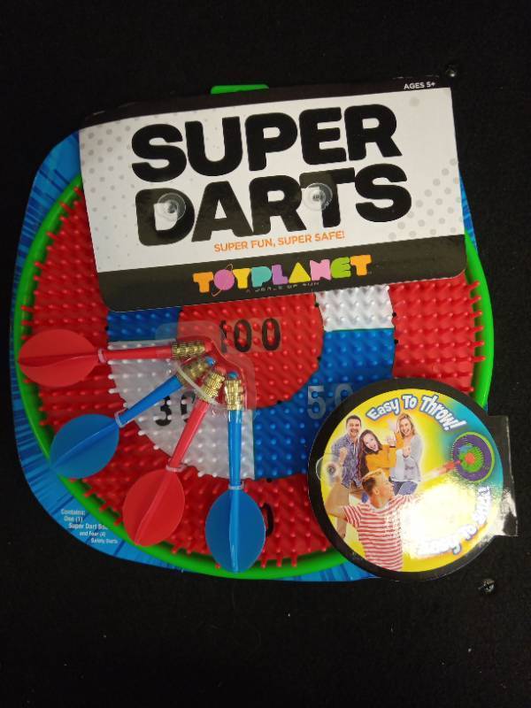 lot 1172 image: Super Darts Family Game Set by Toy Planet - Retail $14