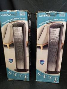 lot 1098 image: Lasko Digital Ceramic Tower Heater Elite Collection - Retail $45