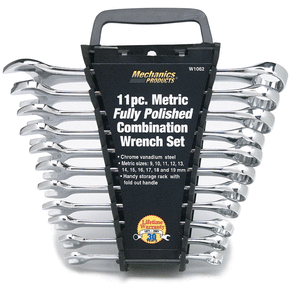 lot 1026 image: 10 Piece Full Polish Wrench Set, missing #11 - Retail $54