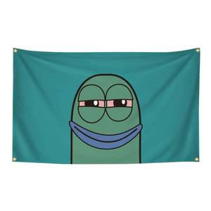 lot 1039 image: Baked Flag Funny Flag 3 x 5 Ft Dorm Polyester Banner Man Cave Wall Flag for College Dorm Cave with Four Brass Grommets Suitable for Indoor Outdoor Decoration - Retail $16