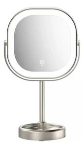lot 1087 image: Conair Rotating Wireless LED Mirror with 2 Magnification Sides of 1X10X - Retail $40