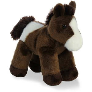 lot 1117 image: Aurora - Small Brown Mini Flopsie - 8  Paint - Adorable Stuffed Animal - Retail $36