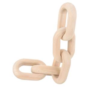 lot 1159 image: HEATSHAKING Decorative Chain Link Premium Wood Knot Decor for Living Room Nursery and Home Rustic Style Home Decor for Center Table and Entryway and Stylish Accent - Retail $26
