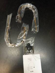 lot 1181 image: Quality Curtain Holdbacks, Solid Steel Curtain Holdback with Disk Finial,Electroplate Finishes, Set of 2 Window Curtain Tieback Hooks, Antique Bronze - Retail $12