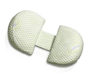 lot 1192 image: Oternal Pregnancy Pillow for Pregnant Women �� Comfortable Maternity Pillow for Side Sleepers, Supports Back, Belly, HIPS, and Legs, with Removable & Adjustable Cover - Retail $30