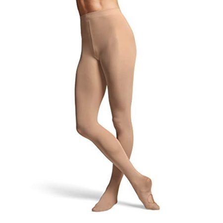 lot 2121 image: Bloch womens Ladies contoursoft adaptatoe tights  Bloch Tan  Large-X-Large US - Retail $36
