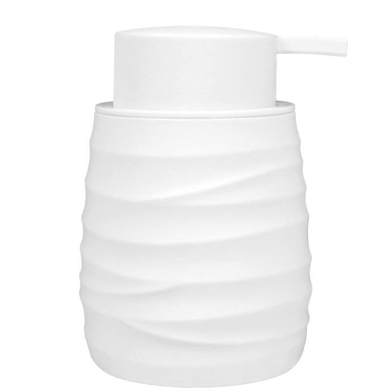 lot 2011 image: Hand Soap Dispenser Plastic Pump Rust Resistant Leak-Proof Non-Slip Refillable Liquid Hand Sanitizer Dispenser for Bathroom, Kitchen Sink 7.7oz White Retail $14.46