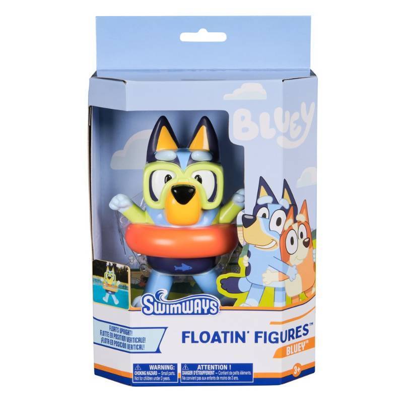 lot 2072 image: Swimways Bluey Floatin Figure Water Play Toy for Kids Ages 3 - Retail $10