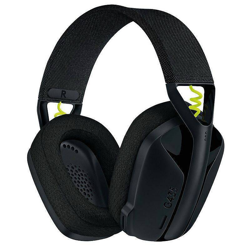 lot 2075 image: Logitech - G435 Wireless Gaming Headset for PC, PS5, PS4, Nintendo Switch, Mobile - Black - Retail $127