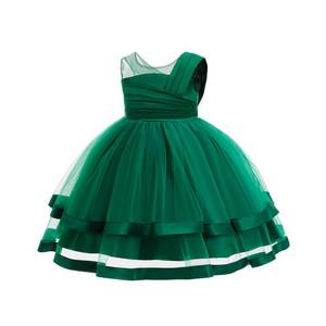 lot 426 image: TUIJI Girls Wedding Party Dresses Kids Pageant Birthday Formal Dress 2T 3T Dark Green 100 - Retail $37