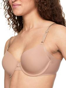 lot 485 image: Warners Womens Blissful Benefits Side Smoothing Underwire Bra, Toasted Almond, 36B - Retail $17