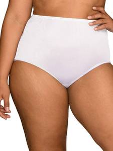 lot 492 image: Vanity Fair Womens Perfectly Yours Ravissant Tailored Nylon Brief #15712, Star White, 6 - Retail $7